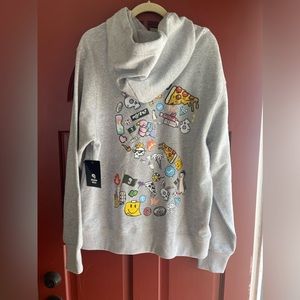 NWT Solana Hills Oversized 100% cotton heavy duty reverse weave hoodie.